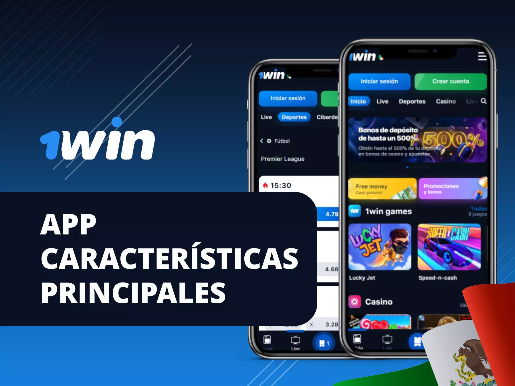 1win app características principales