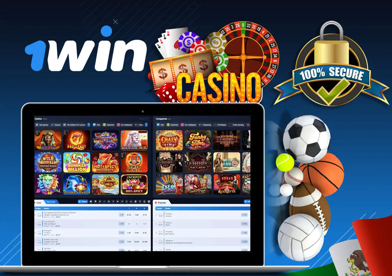 Jugar juegos de casino en la página web oficial de casino 1win