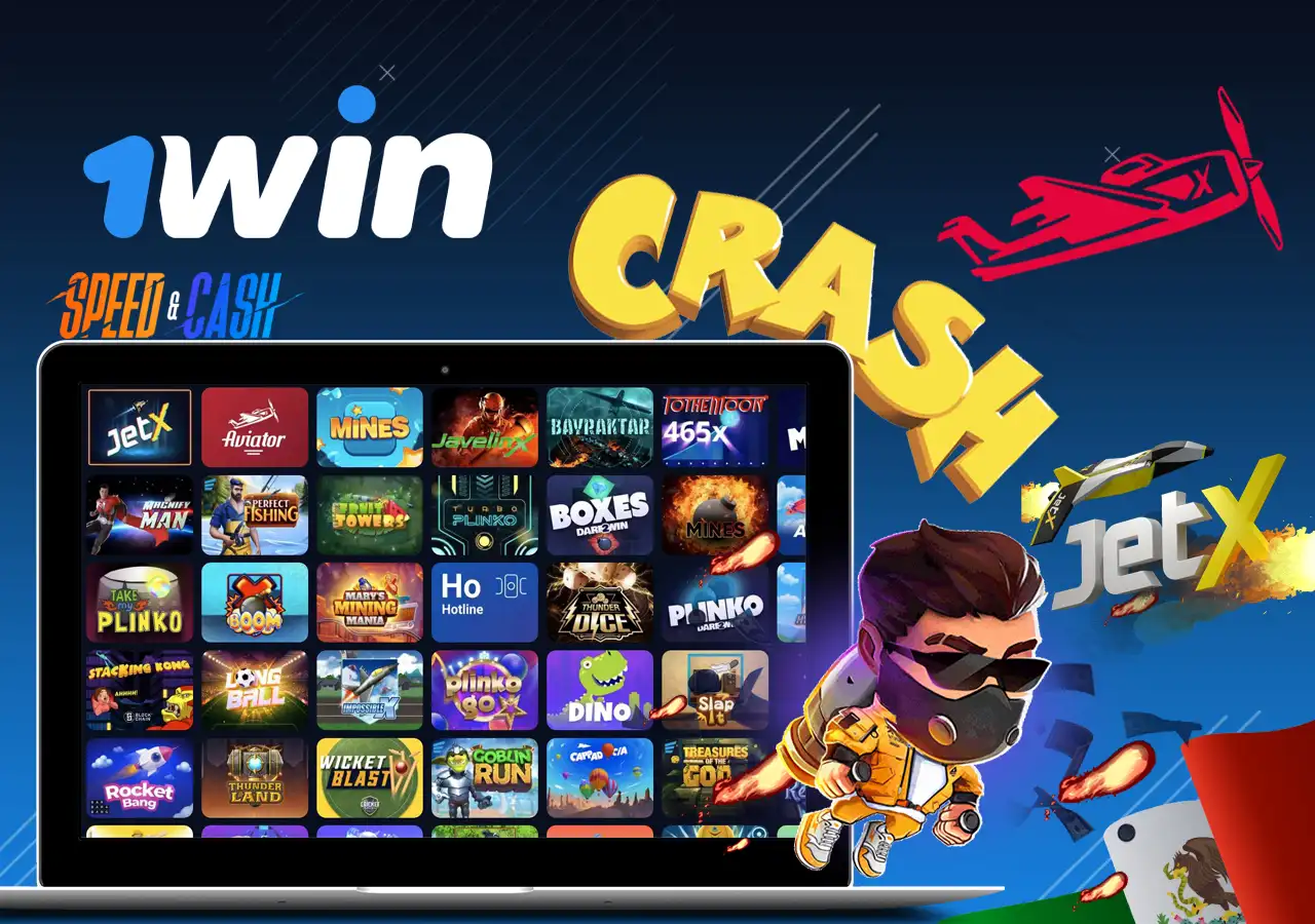 Juegos populares Cash or Crash en 1Win Oficial